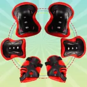 6pcs Knee Pad Elbow Pads Guards Protective Gear Set For Kids Roller Skates