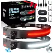 Original 2 Rechargeable Headlamp Flashlight w/Red Light & Carry Case,1000Lume...