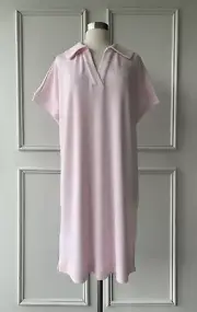 COUNTRY ROAD waffle polo nightie soft pink | SIZE: M, 12 | $79.95 new