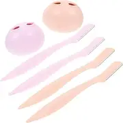 FOMIYES In-1 Eyebrow Tool Kit Razor Scissors Trimmer Hair Remover Women's Men's Beauty Accessories