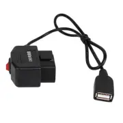 Parking Monitoring USB Car Charge Cable OBD Hardwire Switch Wire Cam Camcorder