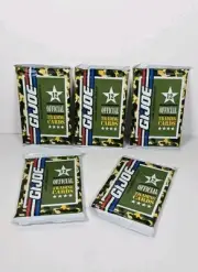 5 X Vintage G.I Joe Trading Cards Packs Impel Hasbro 90s 1991 Official | Sealed