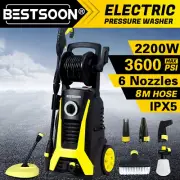 Bestsoon 3600 PSI High Pressure Washer Cleaner Electric Water Hose Gurney Pump