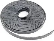 Drive Belts 2GT Open Belt PU with Steel Core GT2 Timing Belt Width 9 10 Mm 2M Synchronous Belt PU-Black(20 Meter,9mm)