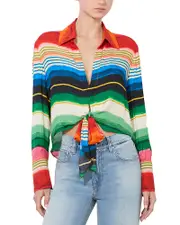 Alice and Olivia Hannon Tie Top