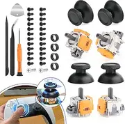 Joysticks for PS5 Hall Effect Joystick Replacement for Sony PlayStation 5 PS5 3D Analog Sensor Module for PS5 Joystick Thumb Stick Controller Accessories Parts with Repair Tools(4Pack)