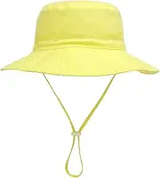 [Reyow] Baby Sun Hat Toddler Boy Girls Beach Swim UPF 50+ Summer Bucket Hats Kids Infant Wide Brim Adjustable Sun Hat
