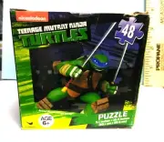 New Nickelodeon TMNT Teenage Mutant Ninja Turtles 48 Pc Puzzle Cube Box NIP