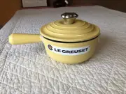Le Creuset Saucepan 16cm mimosa flower knob rare NEW