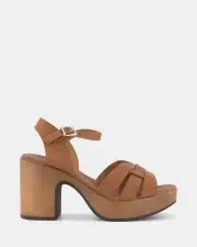 Miss Sofie Ava/Tan Womens Heels 39