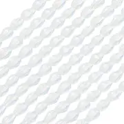 650Pcs Teardrop Faceted Glass Crystal Beads for DIY Crafting, Clear