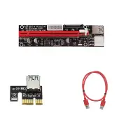 Powered USB3.0 GPU Riser Extender PCI-E riser Board PCI-E 1X Adapter Card Kit M