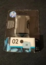 Black Genuine HP 02 Ink Cartridge HP Photosmart EXPIRED