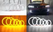 Switchback LED halo ring for Alfa Romeo 159 05-11 Spider Brera 05-10 headlight (for: Alfa Romeo)