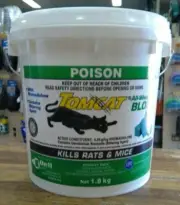 Tomcat All Weather Blox 1.2kg Rat & Mouse Bait Poison Rodent Killer Rodenticide