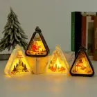 Christmas Decorations Retro Night Light Window Desktop Display Mood Light