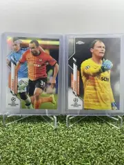 2019 Topps Chrome UEFA Champions LOT (2) SHAKHTAR - ISMAILY REFRACTOR and PYATOV