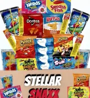 Favorite Snack Box Cookies Chips Candy Snacks Care Package 20 Count Care Package