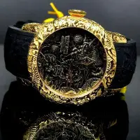 在飛比找Yahoo!奇摩拍賣優惠-【小鹿甄選】Invicta手錶  龍紋全自動機械腕錶霸氣男錶