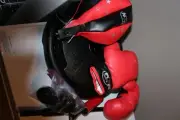 NSG Jr Training Boxing Set for Kids - Bounce Back Punching Ball, Adjustable