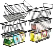 Freezer Organizer Bins，Upgraded Bottom Leak-Proof Net，Encryption and Hardening 6