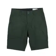 VOLCOM Men's FRICKIN MODERN STRETCH Shorts - Dark Green - Size 30 - NWT