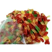 Gummy Worms Candy Assorted Clever Gummy Worms 1/4 lb bag