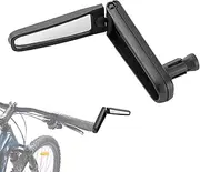 Bicycles Rearview Mirror | Rotatable Rearview Handlebar Mirror | Foldable Looking-Glass for Mountain Road Bike, Scooter