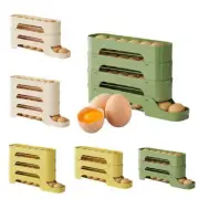 Plastic Fridge Egg Rack Large Capacity Egg Storage Box Egg Roller Rack Fridge