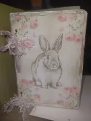Bunny Rabbit Junk Journal Scrapbook USA Seller