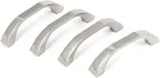 Aexit Kitchen (Material handling) Cabinet Door Cupboard Closet Drawer Metal Pull Handles 75mm Long (93ry637qf672) 4 Pcs