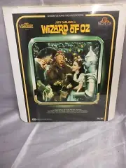 THE WIZARD OF OZ JUDY GARLAND MGM VIDEO DISC CED