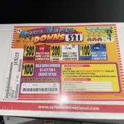 Pull tab tickets - Race Horse Down -Z