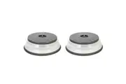 2x Tovolo Microwave Collapsible Plastic Food Cover Protector Round Charcoal