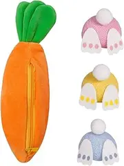 EHJRE Easter Carrot Bunnies Toy Set Accessories Party Props Holiday Decoration