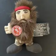 DUCK DYNASTY CHARACTER WILLIE ROBERTSON DOLL - 8" TALL - WITH SOUND - NEW
