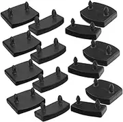 IWOWHERO Bedroom Furniture Replacement Bed Slats Double Slat End Cap Brackets Plastic Slat End Caps Holder Reusable