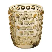 Lalique Mossi gold luster Votive (tealight) #1037000 , nib
