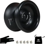 Yomega Maverick - Professional Aluminum Metal Yoyo for Kids and Beginners with C