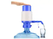 Manual Pump Water Bottles Dispenser Press Pumping Fountain Drinking Hand Presser