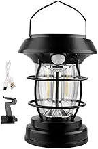 Solar Lantern – Versatile Tent Light | Solar Camping Lights Rechargeable Lantern | Solar Human Body Induction Light | Atmosphere Lighting Portable Lantern for Outdoor Camping & Use