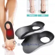 Plantillas ortopédicas 3/4 Soporte de arco alto para zapatos para pies planos