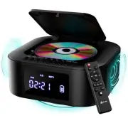 Boombox E1 - CD Player Portable Audio System + Extra BASS with Subwoofer + FM...