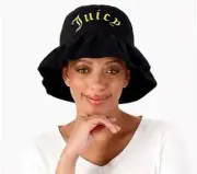 Juicy Couture Logo or Floral Printed Bucket Hat, Black A516677