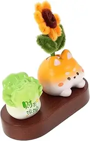 ULTECHNOVO Aesthetic Car Accessory Unique Interior Decor with Cute Animal Design Durable and Material for Dashboard Office Desk Ornament Home Decoration