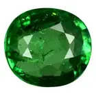 1.21 ct Grand looking Oval Cut (7 x 7 mm) Tanzania Green Tsavorite Garnet