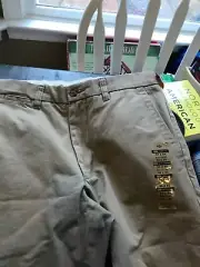 Dockers Mens Size 32x34 Flat Front D3 Pants Tan