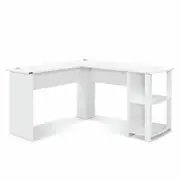 Artiss White L-Shaped Office Computer Desk