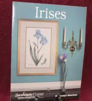 Serendipity Designs Counted Cross Stitch Pattern Leaflet - Irises