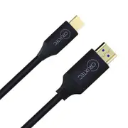 Cruxtec Mini DisplayPort to HDMI Cable - 2m 4K 3840x2160 / 30Hz [MDH-02-BK]